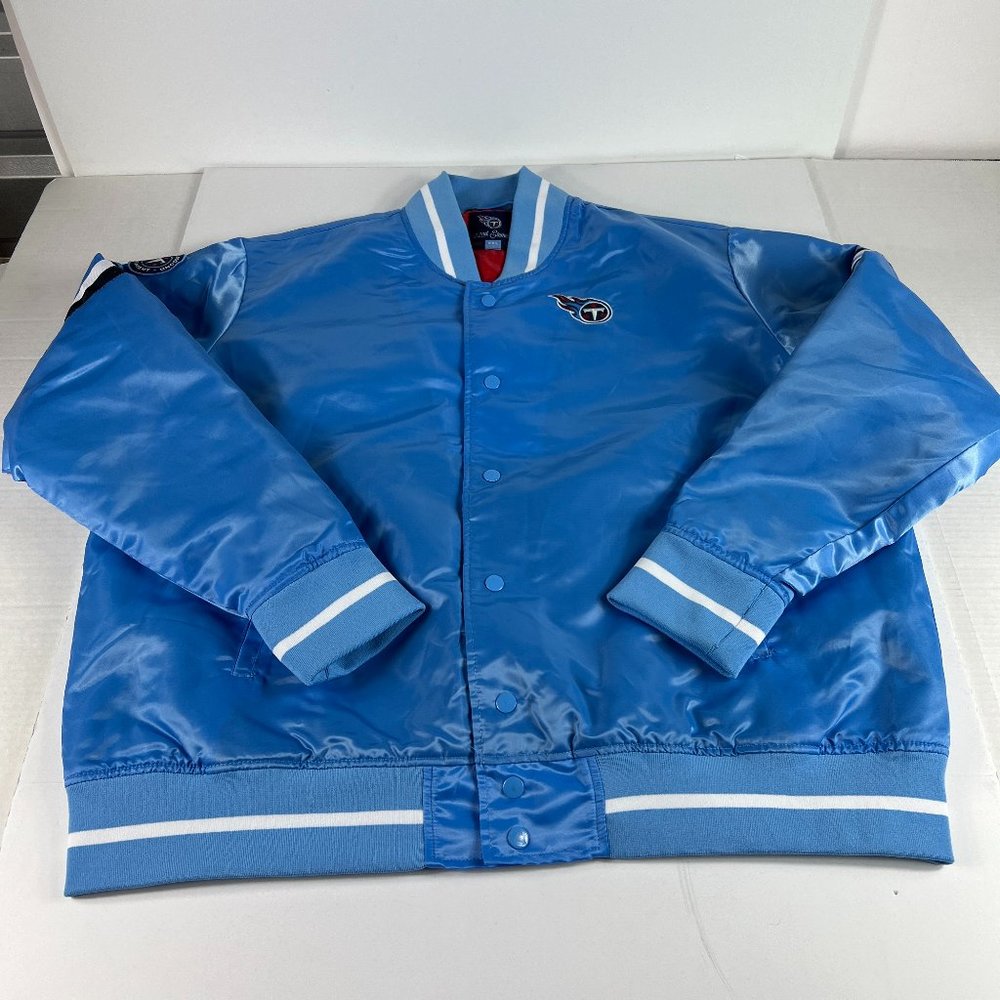 22nd Element Exclusive Tennessee Titan Satin Jacket Extra Extra Large Light Blue